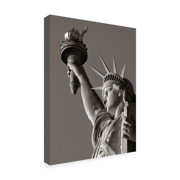 Chris Bliss 'Liberty With Torch' Canvas Art,14x19